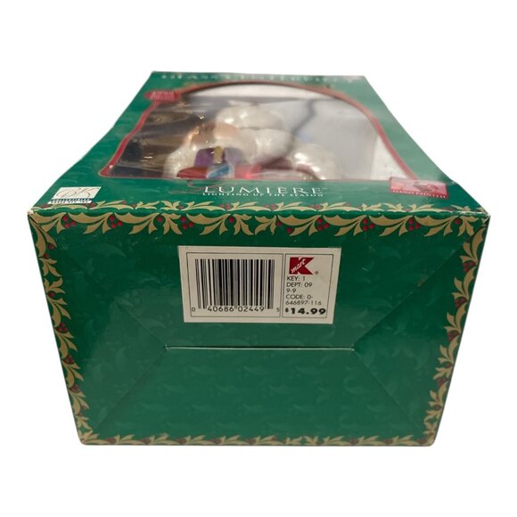 1999 Lumière Glass Santa Centerpiece Ornament The Brass Key Hand Painted Vintage - Picture 5 of 10